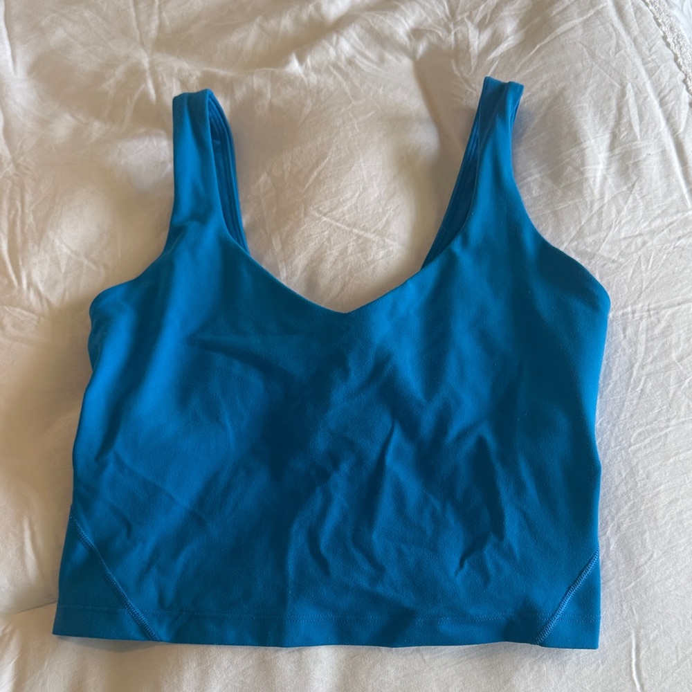 lululemon athletica Blue Tank Top